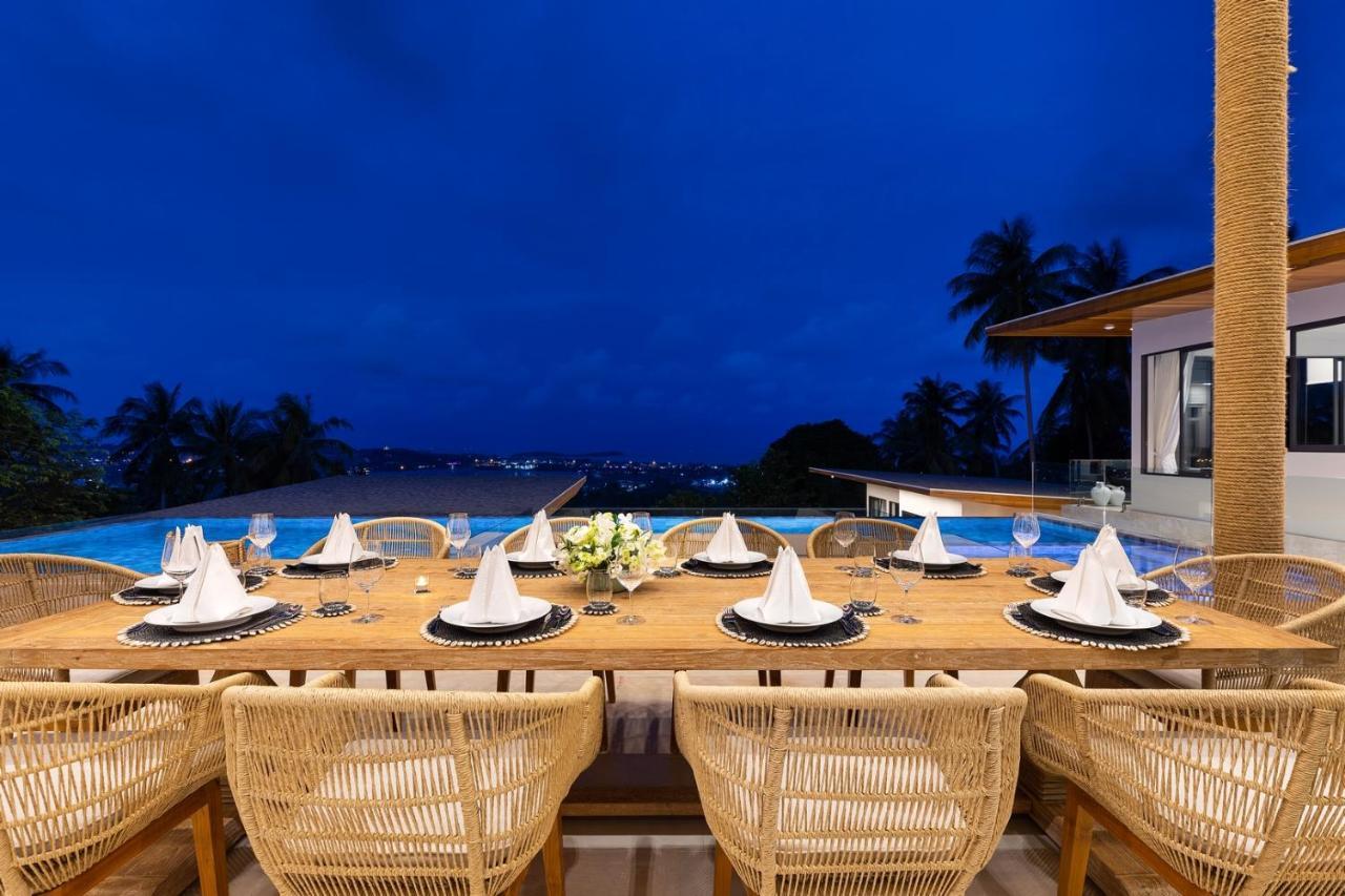Asi Chaweng 6 Bedroom Sea View Koh Samui Bagian luar foto
